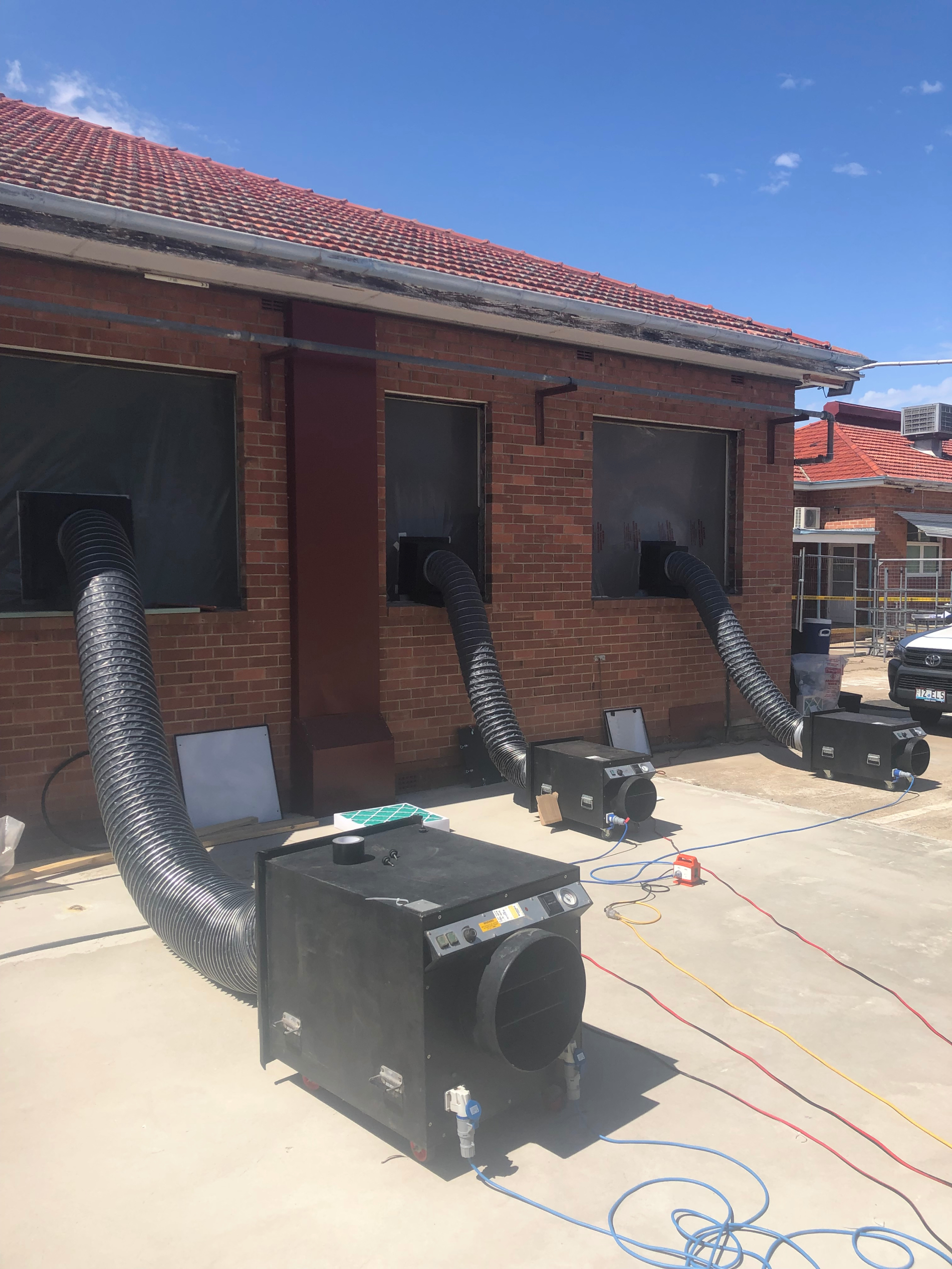 Friable asbestos material requiring specialist removal by Irwin Services A-class licensed team Brisbane