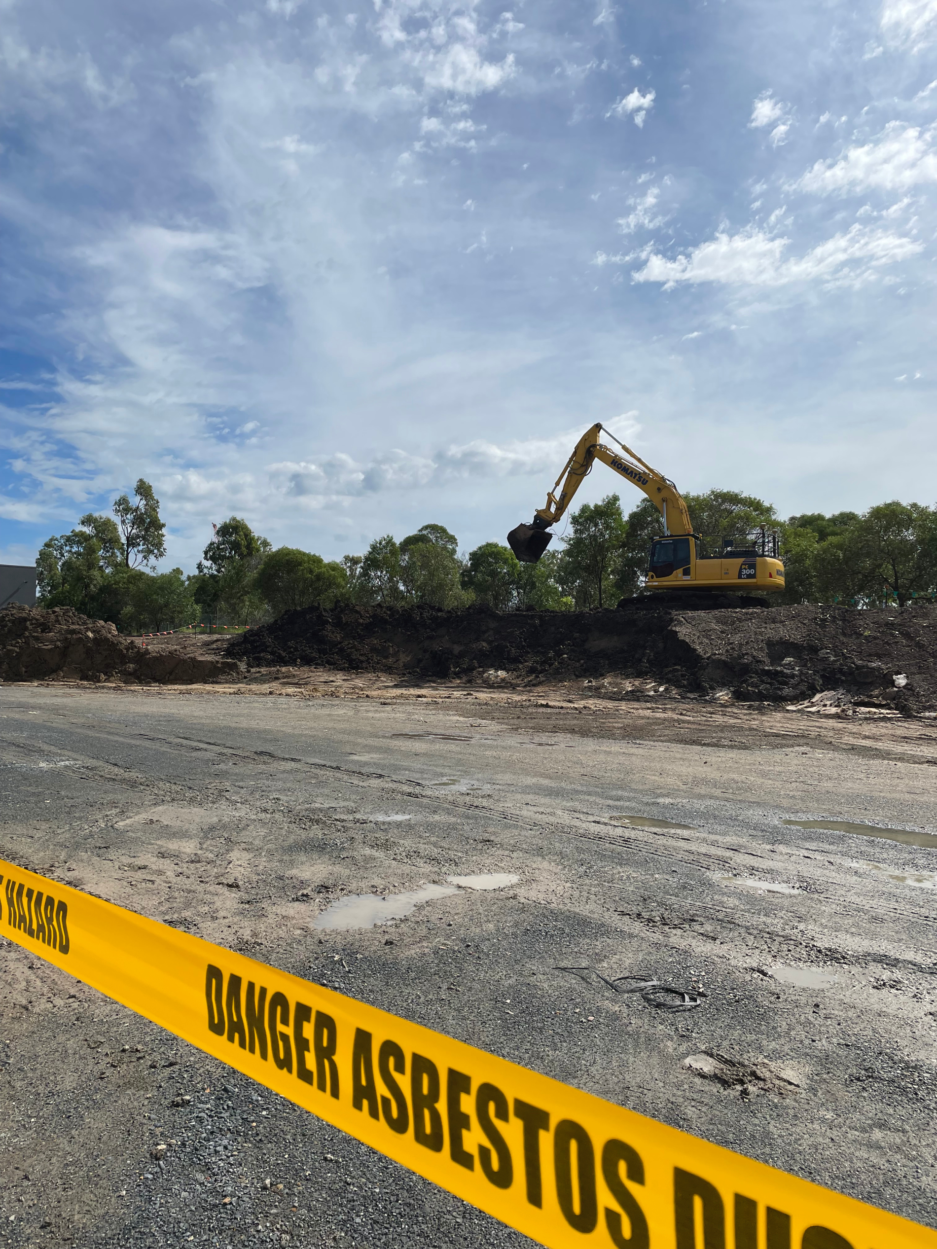 Soil Contamination_1 Soil contamination asbestos remediation work by Irwin Services licensed team Brisbane